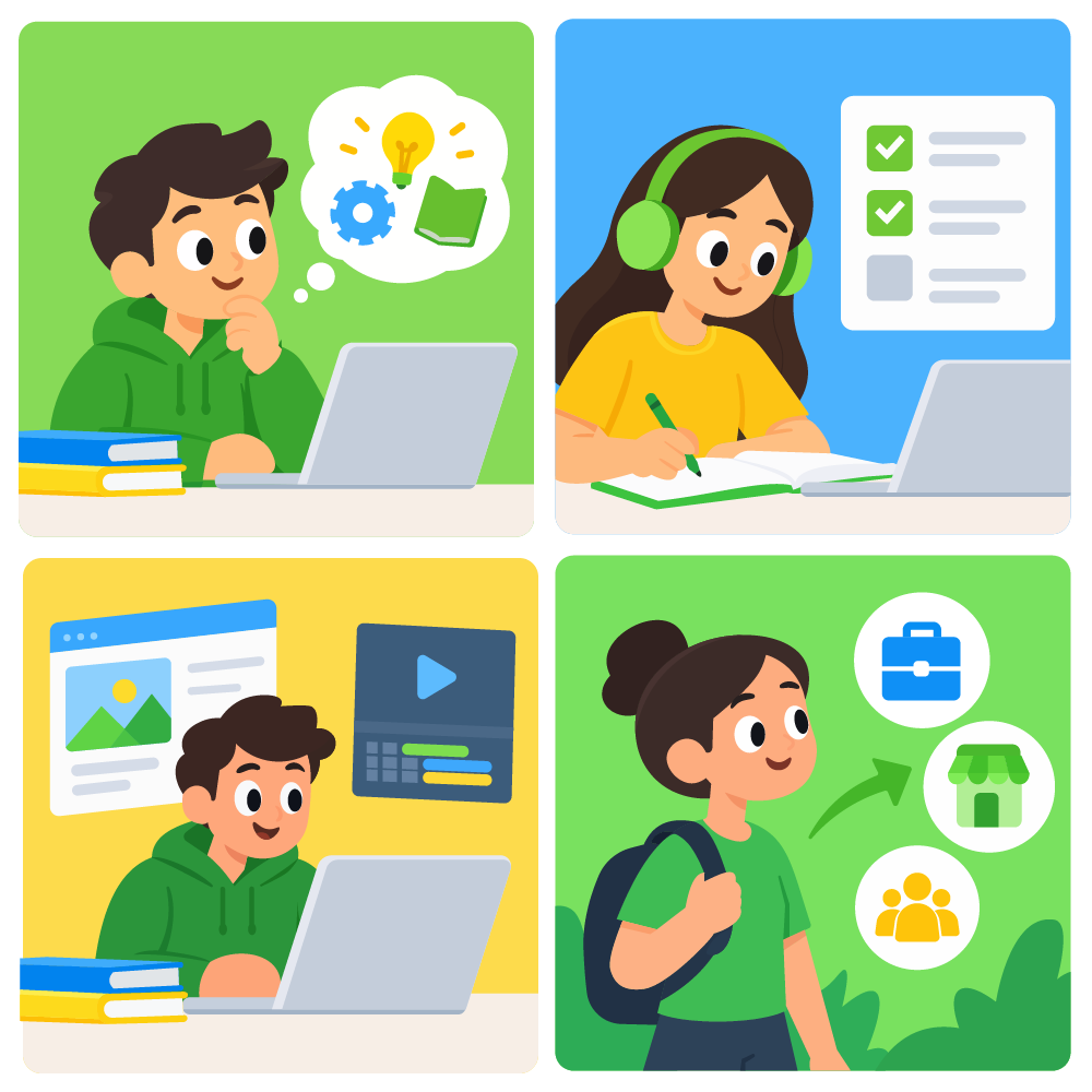 Learn Through Practical, Project-Based Courses